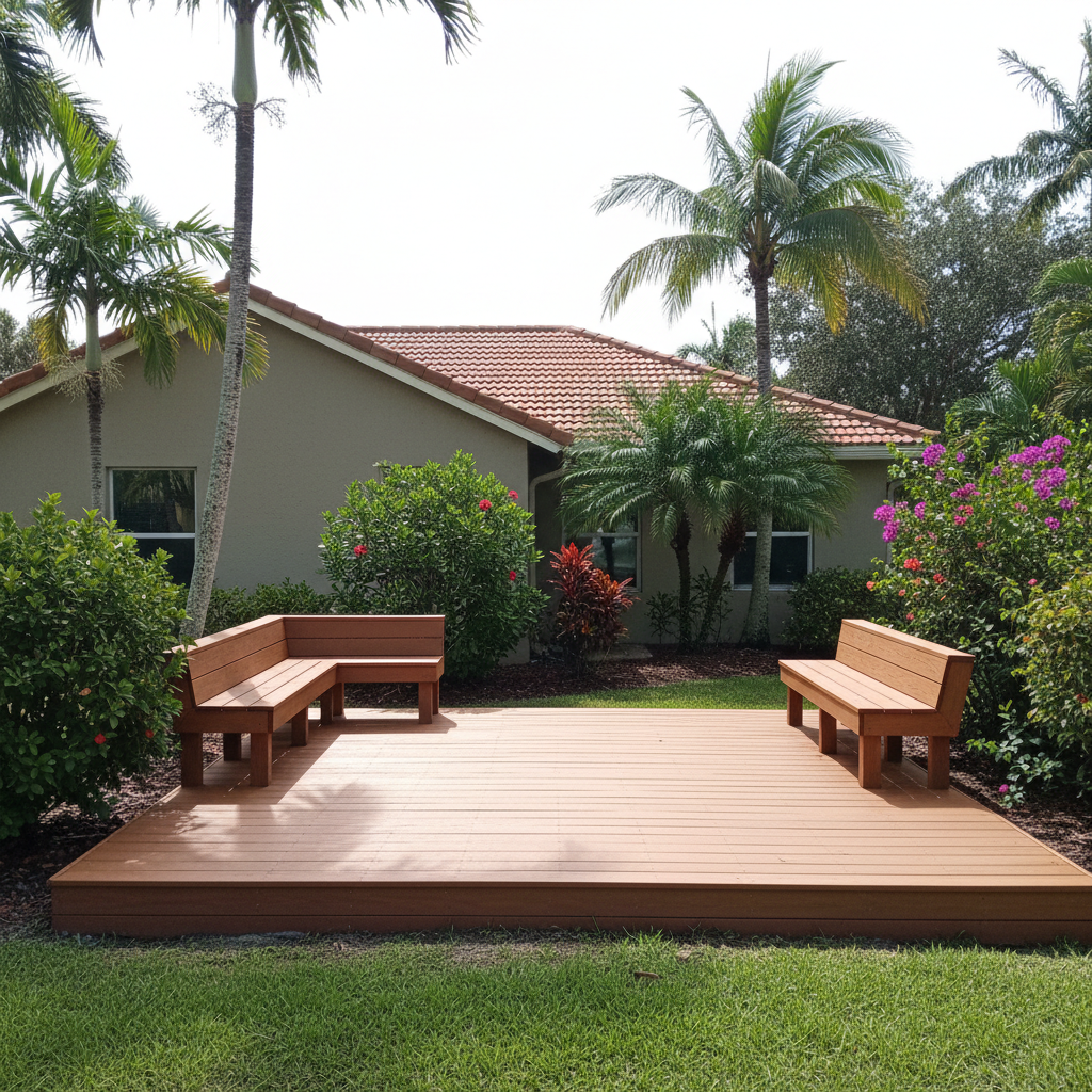 Deck Staining & Sealing completed by Nova Deck Co in Fort Myers, FL