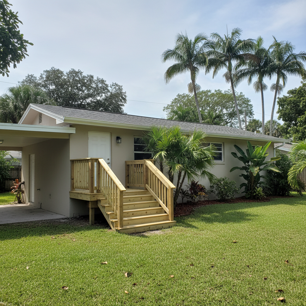 Deck Railing Installation completed by Nova Deck Co in Punta Gorda, FL