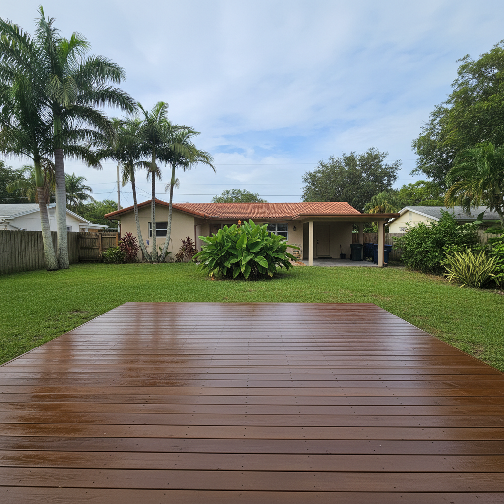 Deck Railing Installation completed by Nova Deck Co in Venice, FL