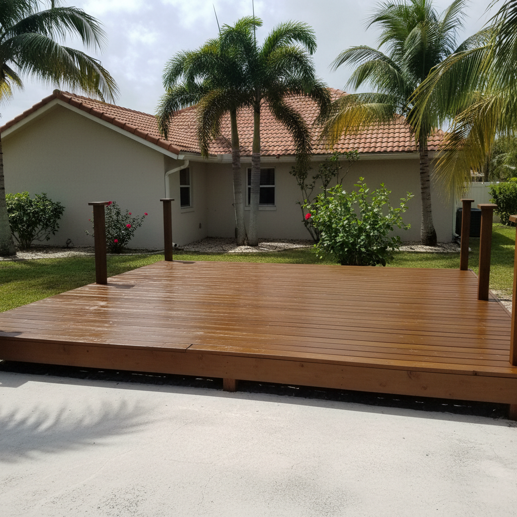 Screened Deck Enclosures completed by Nova Deck Co in North Fort Myers, FL