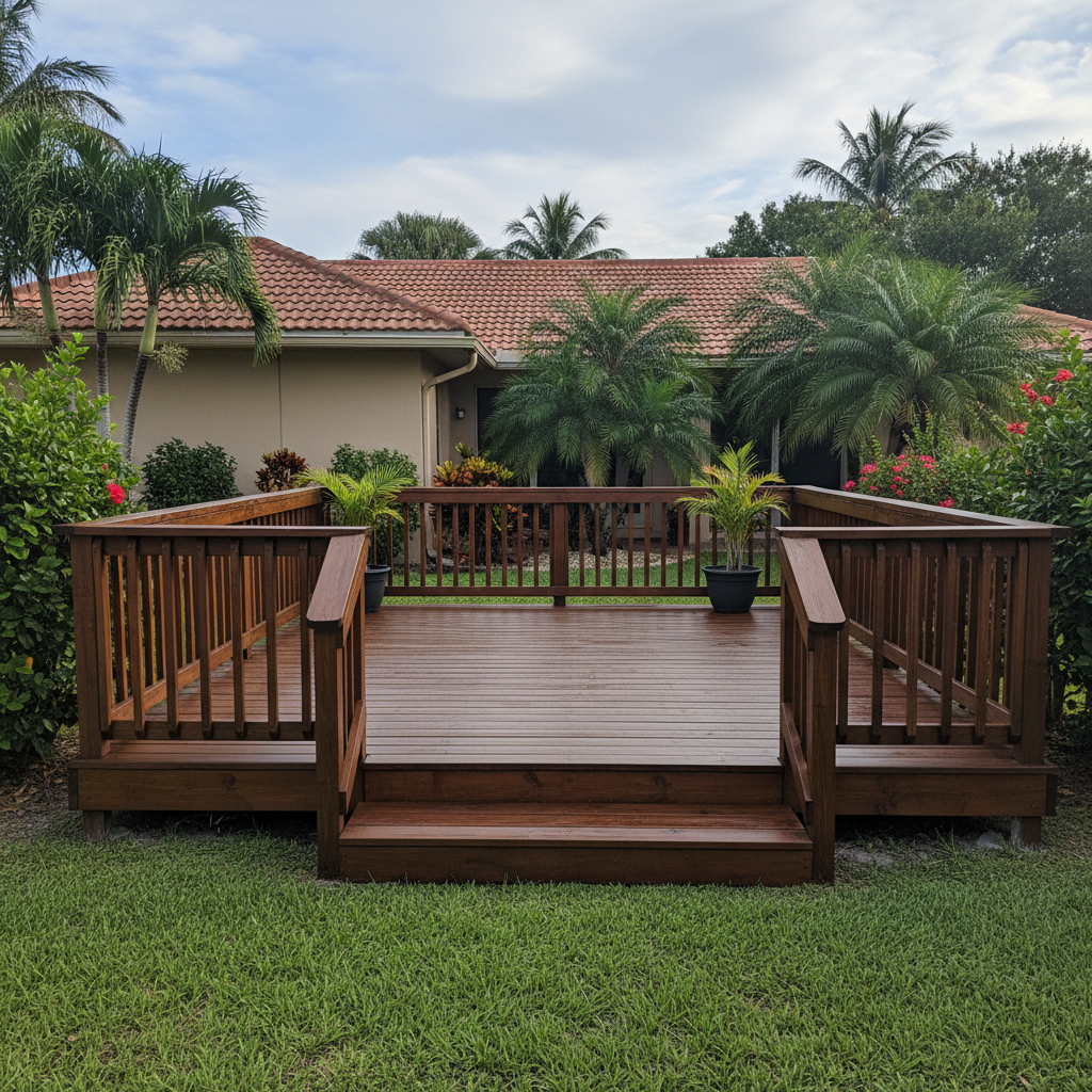 Deck Demolition & Removal completed by Nova Deck Co in Punta Gorda, FL